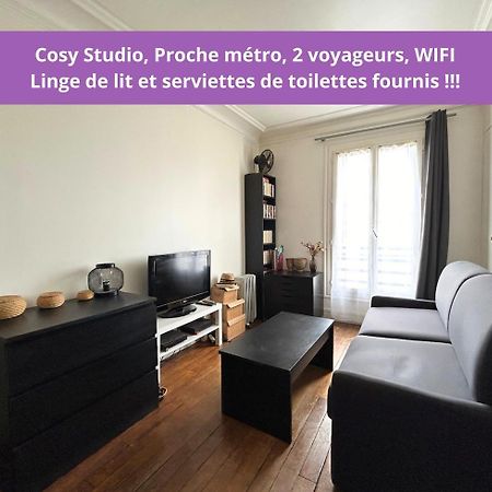 Cosy Studio - Proche Metro - 2 Voyageurs Leilighet Levallois-Perret Eksteriør bilde